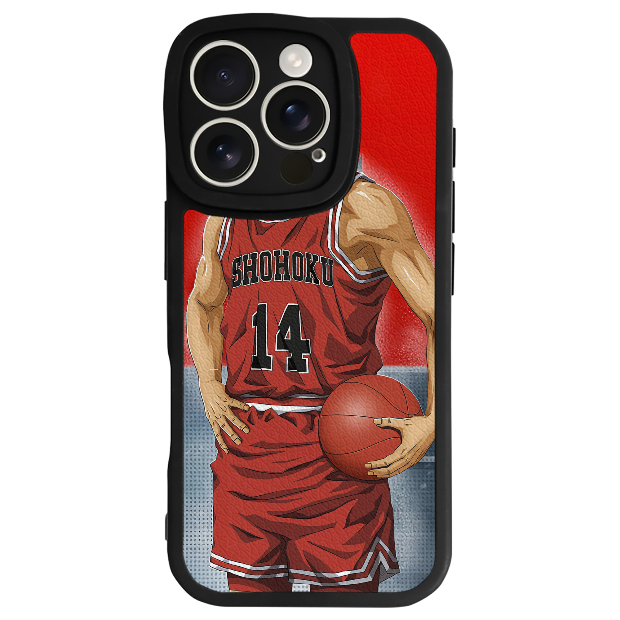 （画像用） SLAM DUNK／スラムダンク 【iPhone 16シリーズ対応】シリコンスマホケース（レザー調） 材質：シリコン